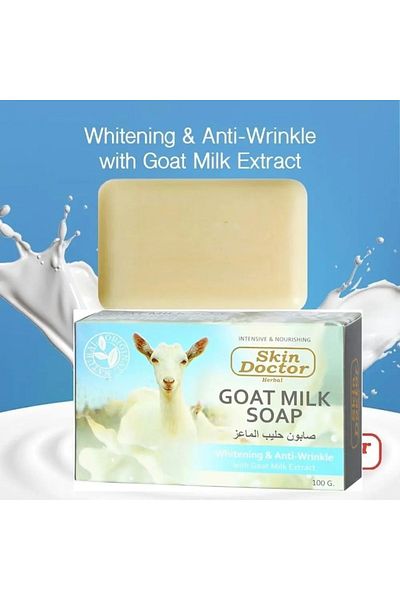 Skin Doctor Goat Milk Soap 100g – Nourishing & Moisturizing Soap for Soft, Smooth, Healthy Skin
