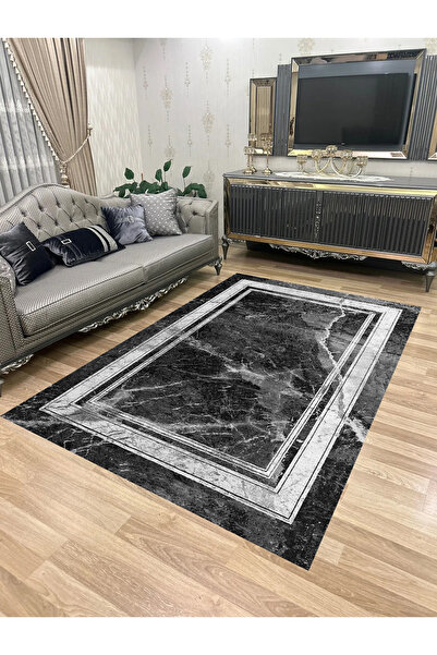Bordo Halı Yıkanabilir Kaymaz Taban Halı Mutfak Dekor Yolluk Koridor Halısı S...