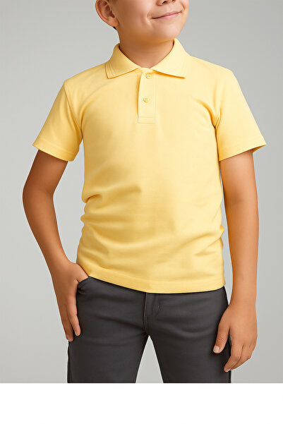 FATELLA Unisek Kids Teen Polo Collar kratkih rukava Regular Fit Straight Osno...