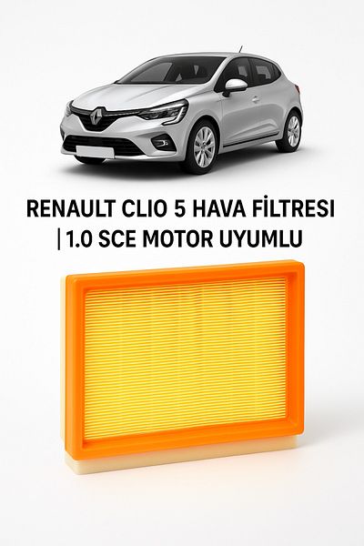 LeoParti Renault Clio 5 Air Filter |   1.0 Sce Motor Compatible |   Oem 16546-5Fn1A - Reno Air Filter