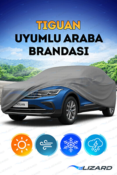 ByLizard Volkswagen Tiguan Su Geçirmez Araba Brandası Oto Branda Araba Örtüsü Araç Çadırı