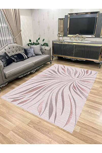 Bordo Halı Yıkanabilir Kaymaz Taban Halı Mutfak Dekor Yolluk Koridor Halısı S...