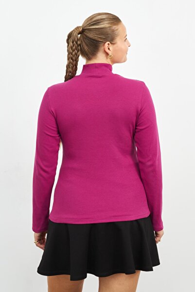 Curly Fuchsia Camisole FISHER COLLAR BLUZ