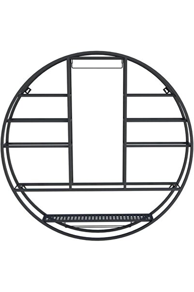 MERZANA Metal Şaraplık Ve Kadehlik, Modern Metal Raf