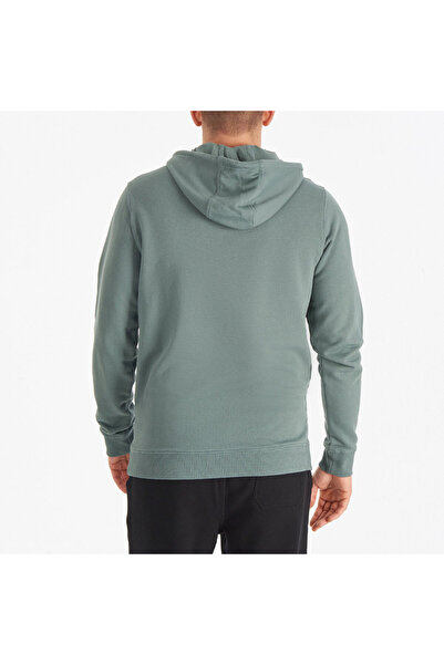 Columbia Basic Sm Logo Men's Green Hooded Sweatshirt