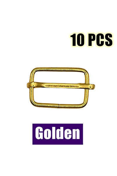 Choice10 مشابك معدنية ذهبية 25 مم، 10 قطع/عبوة، منزلقات ثلاثية، مشابك سلكية، ...