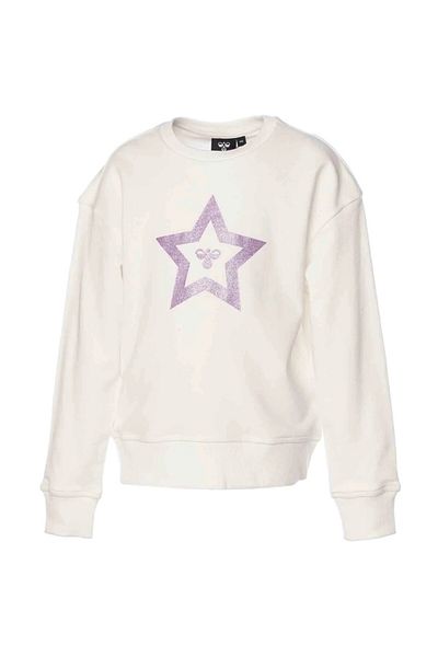 hummel Παιδικό φούτερ Leia με λευκό στρογγυλό λαιμό