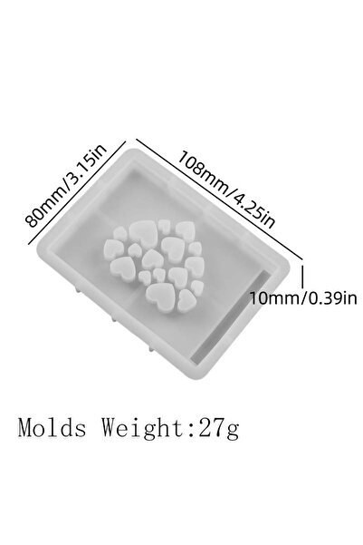 Choice1 قالب سيليكون على شكل مرآة لصندوق هدايا مربع 01 DIY على شكل أرنب مجوف ...