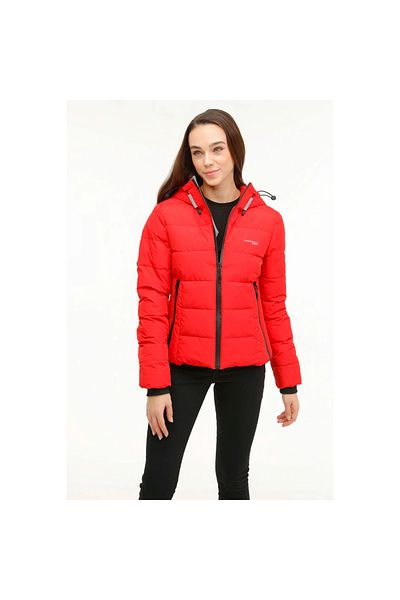 lumberjack Apreski Women's Red Hooded Coat