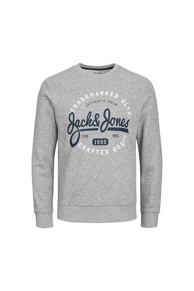 Jack & Jones Jack&Jones Mikk Men's Gray Round Neck Sweatshirt