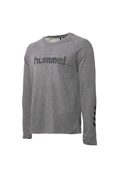 hummel Ανδρικό φούτερ Jelani Grey Crew Neck