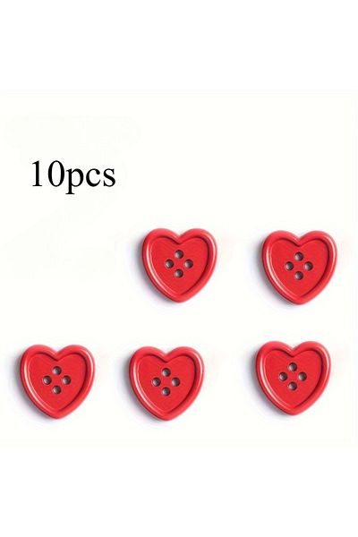Choice 10pcs Red 10pcs Shank Buttons For Needlework Sewing Button For Clothing Diy Accessories Decorative C