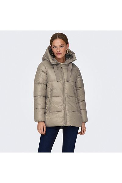 ONLY Long Hooded Puffer Coat 15304773