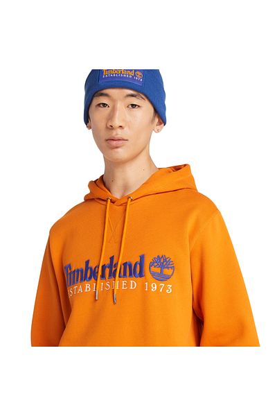 Timberland Ls 50α επέτειο Est. Ανδρικό πουλόβερ με κουκούλα πορτοκαλί 1973
