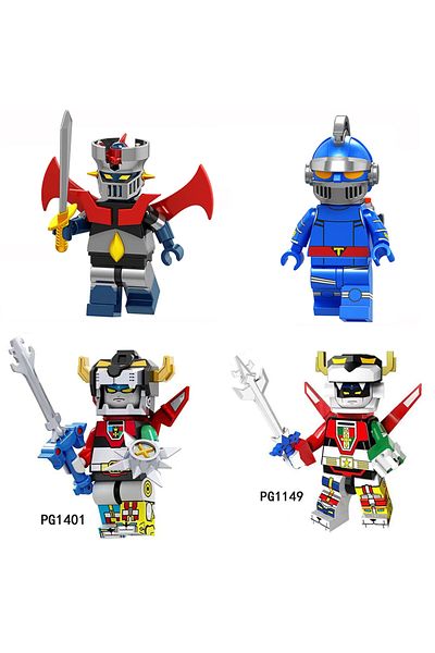 BANDAI All 4 Styles Mazinger Z Beast King Animation Comics Peripheral Toys Action Figure Small Doll Anime C