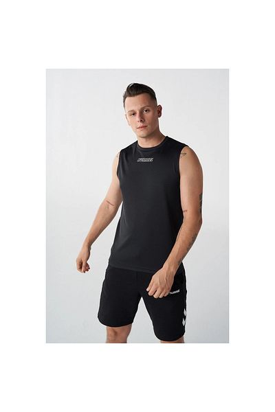 hummel Ανδρικό μαύρο μονό λαιμόκοψη T-te Flex