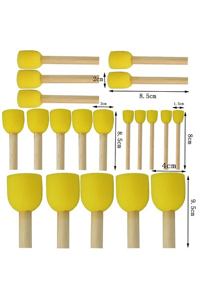 Choice 20pcs 4/20pcs Ceramic Sponge Rod Set Water Absorbing Sculpture Bloom Pottery Tools Diy Crafts Hand M