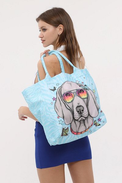 Bolder Geantă de plajă Daisy Blue Dog