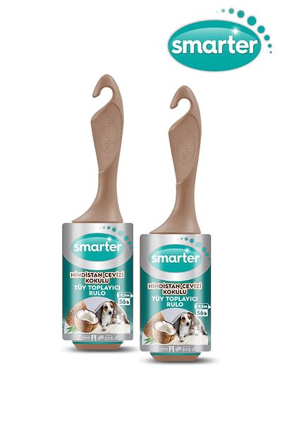 SMARTER Lint Collector Roller Coconut K.2 Pack