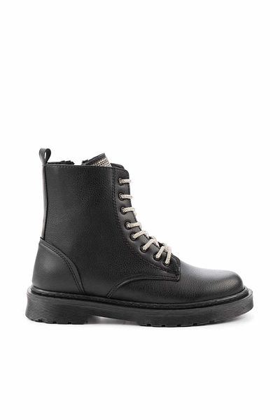 Bambi Black Lame Women's Boots & Bootie K 02836222909