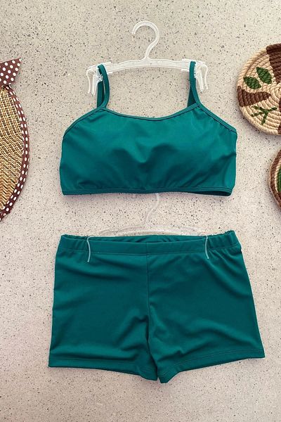 Starinci Mayo Young Girl Sports Bady Bikini Set Green