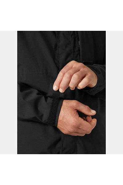 Helly Hansen Мъжко черно яке с качулка Sirdal 2l