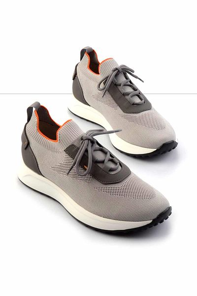 Bambi Pantofi de bărbați gri deschis E01673900282