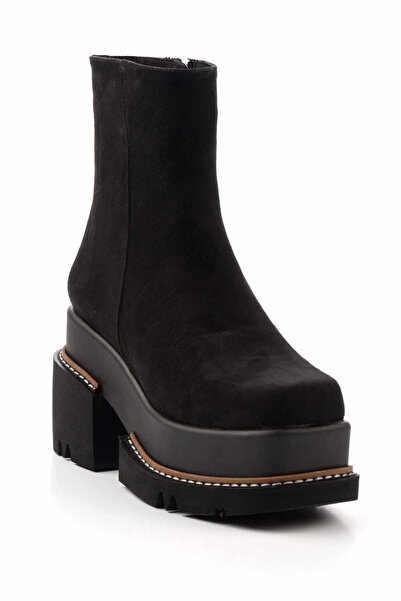 Bambi Siyah Kadın Bot & Bootie K02575211902