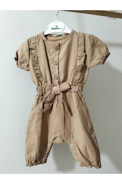 krm kerem bebe Muslin Fabric Baby Summer Jumpsuit