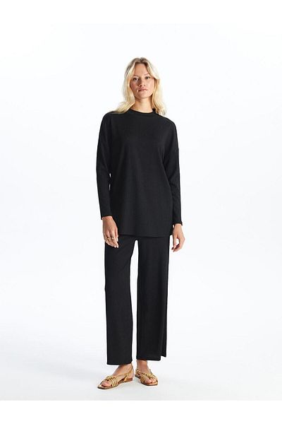 LC Waikiki LCW Modest - Stand Collar Long Sleeve Women's Tunic