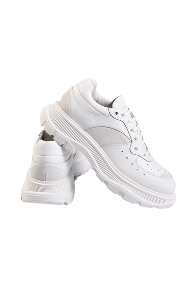 ALEXANDER MCQUEEN Larry Deri Erkek Günlük Ayakkabı 627222 Whrh5 9071