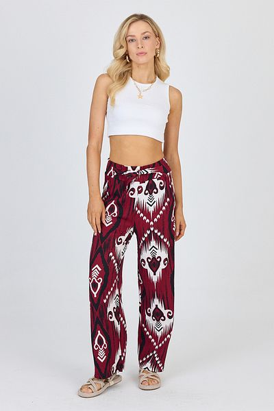 gothamvibes Women's Burgundy Trousers