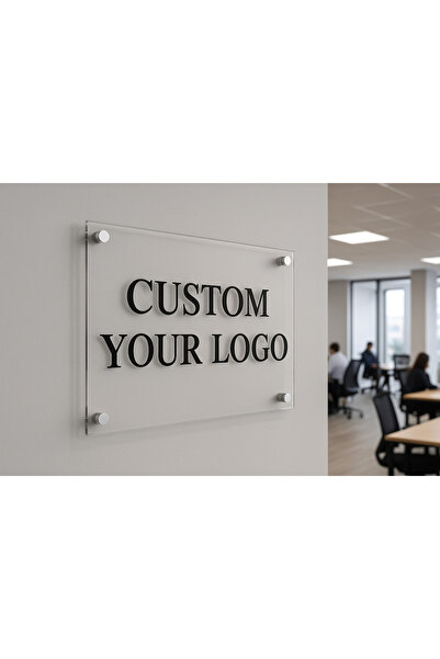 Butik Pleksi Glass Ofis ve Kapı Tabelası