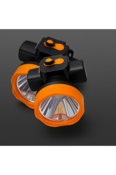 Qmax Şarjlı Katlanabilir 2000 Lümen 500metre 10watt 1200mah Lityum Batarya Su...