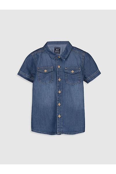 LC Waikiki Cotton Baby Boy Jean Shirt (0S)