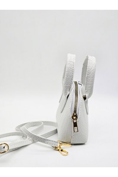 Reddington Women's Crocodile Cross Strap Mini Hand and Shoulder Bag