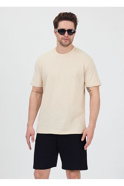 gothamvibes Ανδρικό μπλουζάκι Basic Cream