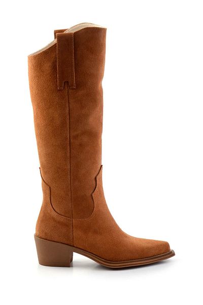 Bambi Tan Leather Γυναικείες Μπότες K03274324002