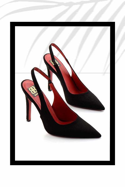 Bambi Pantofi cu toc clasici de damă negri K01455018202