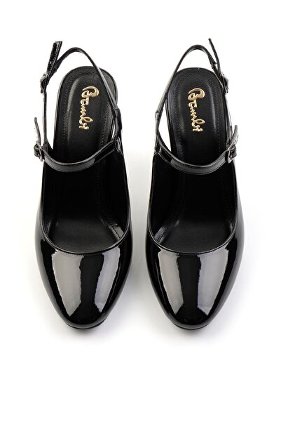 Bambi Siyah Kadın Klasik Topuklu Ayakkabı K01209400008