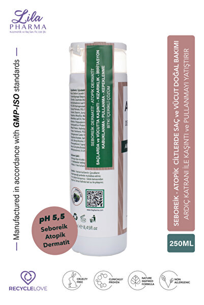 Algosin Dermotolojik Ardıç Katranlı Bitkisel Çay Ağacı Saç ve Vücut Şampuanı 2 Adet