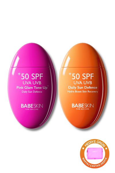 Babeskin +50 SPF Protective Set - Skin Tone Equalizer, Brightening and Anti-Wrinkle
