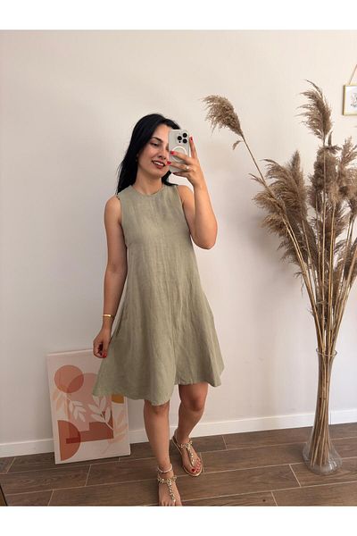 DUSOHOME Rochie de in premium fără mâneci