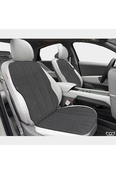 Bod Vodina Series Thai Feather Pocket Car Seat Cushion Set Seat Protection Cover Front Rear Set Smoked