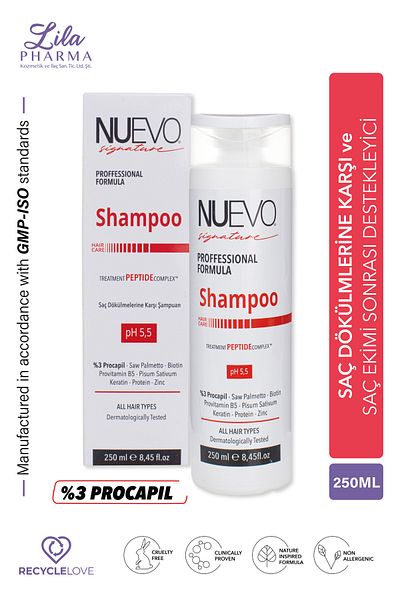 Nuevo Signature 3% Procapil Shampoo - Anti-Hair Loss and After Hair Transplant
