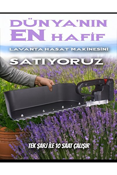Çay Ve Lavanta Hasat Makinesi 950 gr 4800 Devir