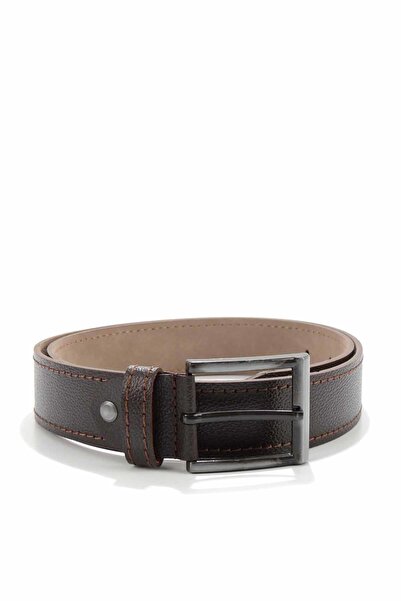 Bambi Чоловічий шкіряний ремінь кольору кави U08657013240