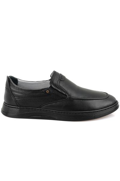 Desa Ανδρικά δερμάτινα casual παπούτσια Robin Black