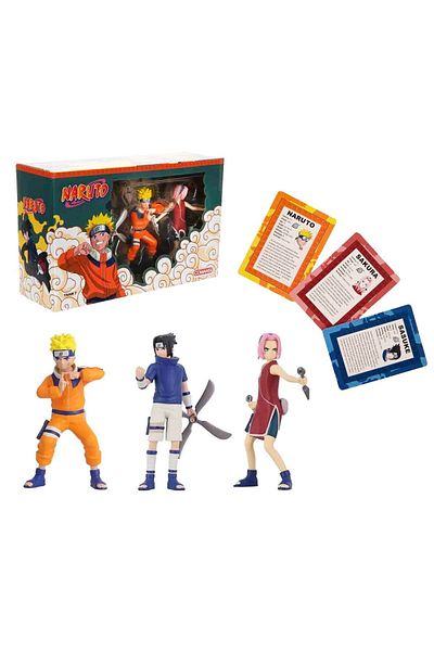PopŞeker Naruto 3-Figure Set – Sasuke, Sakura, and Naruto in One Box!
