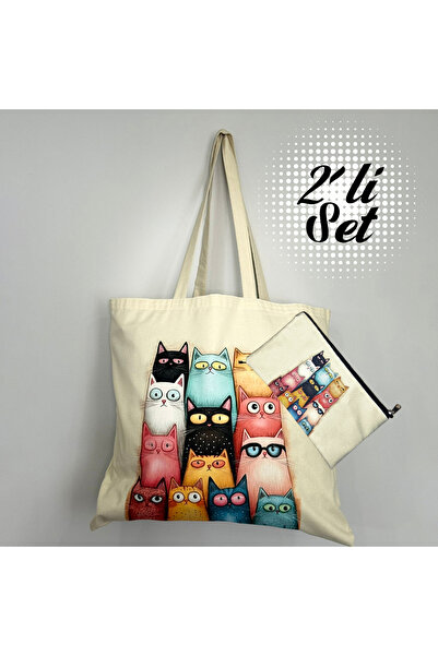 HOPEFUL DESİGN DİJİTAL BASKILI BEZ ÇANTA